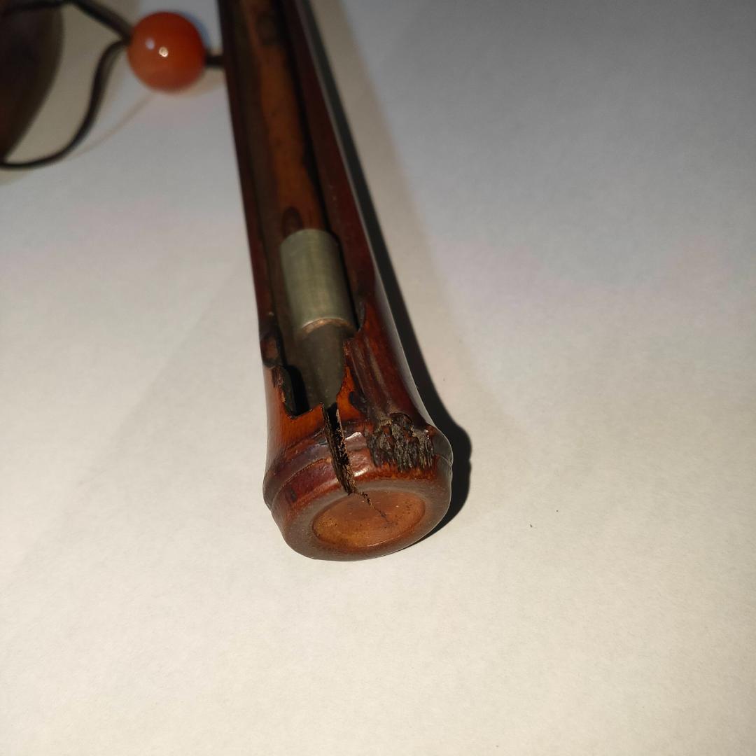 キセル　キセルケース　煙草入れ　古民家　蔵出し　骨董　根付　煙管　煙管入れ　木製