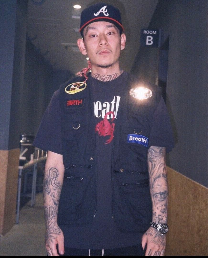 Breath ブラック フィッシングベスト