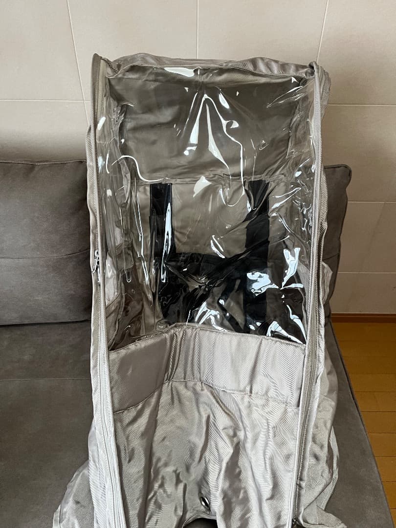 Sorayu　チャイルドシート用レインカバー グレージュ　前後セット　使用２年