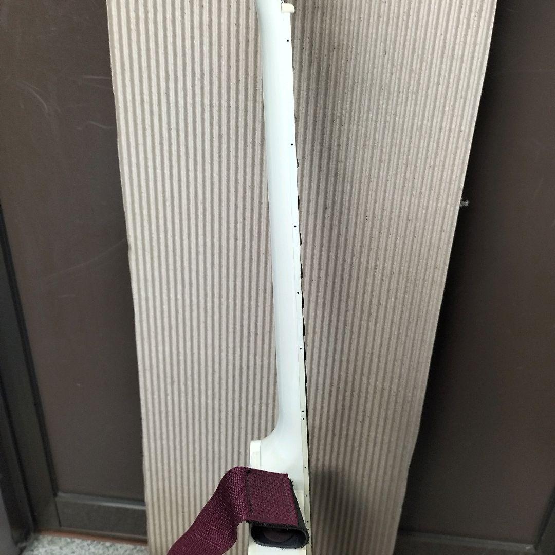 フォトジェニック ホワイト レスポールタイプ エレキギター現状品 未整備