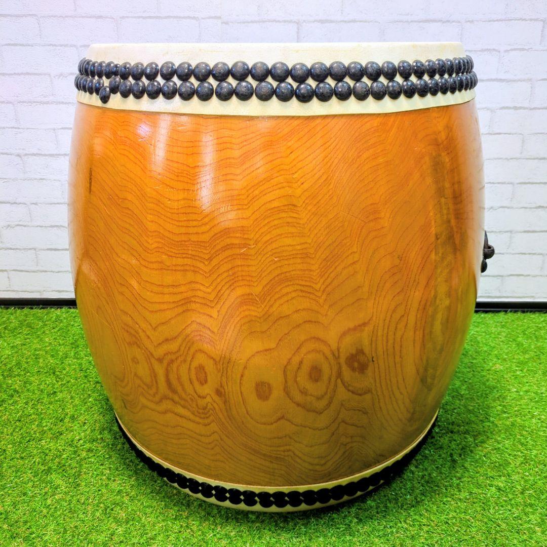 【良品】 和太鼓　長胴太鼓　1尺6寸　高級太鼓