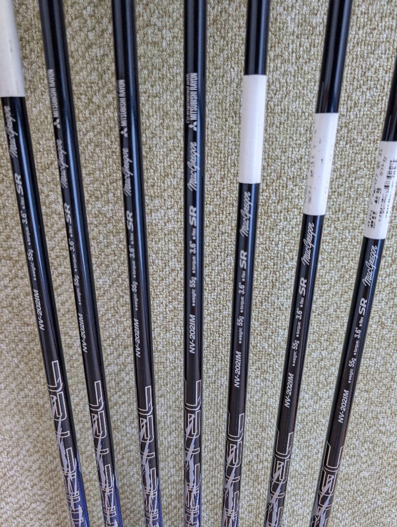 マグレガー NV202 アイアン 5番〜9番.PW.SW　7本セット　送料無料