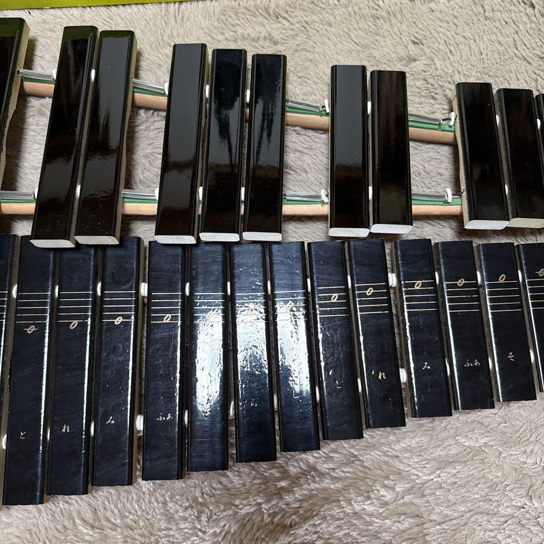 YAMAHA 卓上木琴 No.185 ヤマハ マレット付き 打楽器　30音