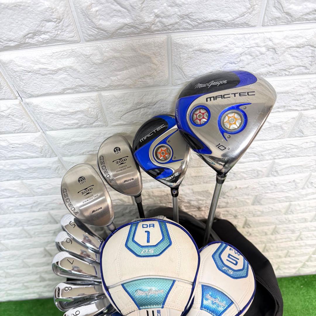 ゴルフセット　MACTEC 豪華セット　ラウンド仕様　メンズ　飛距離抜群　良好