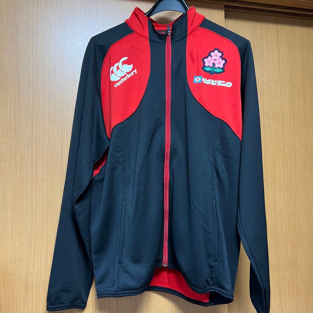 カンタベリー ラグビー スウェット トレーニングジャケット 赤 日本代表