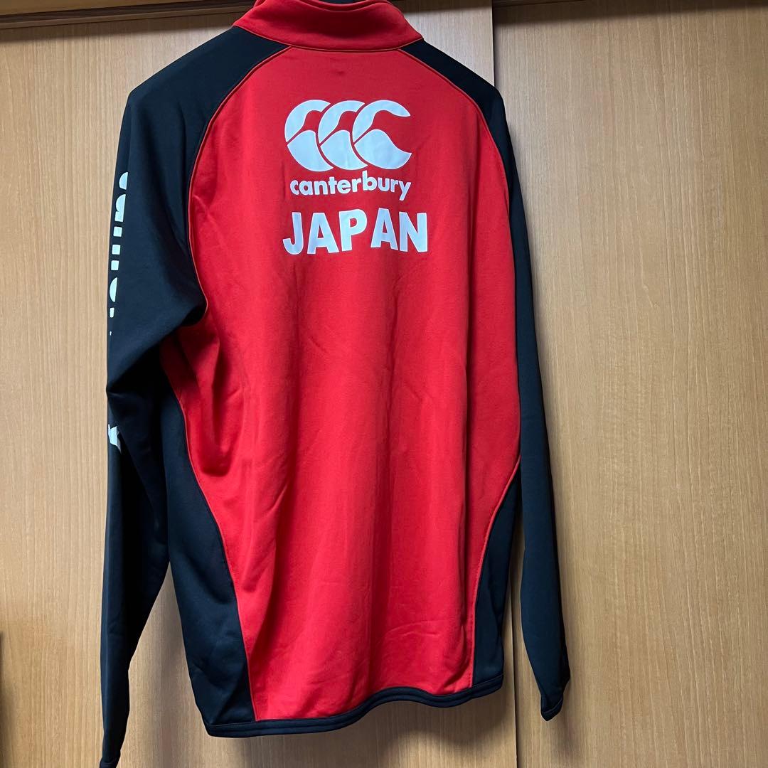 カンタベリー ラグビー スウェット トレーニングジャケット 赤 日本代表