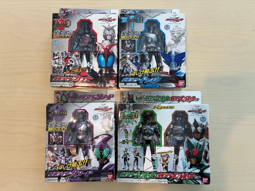 仮面ライダーカブト　キャストオフライダー　C.O.R 1.3.4.7