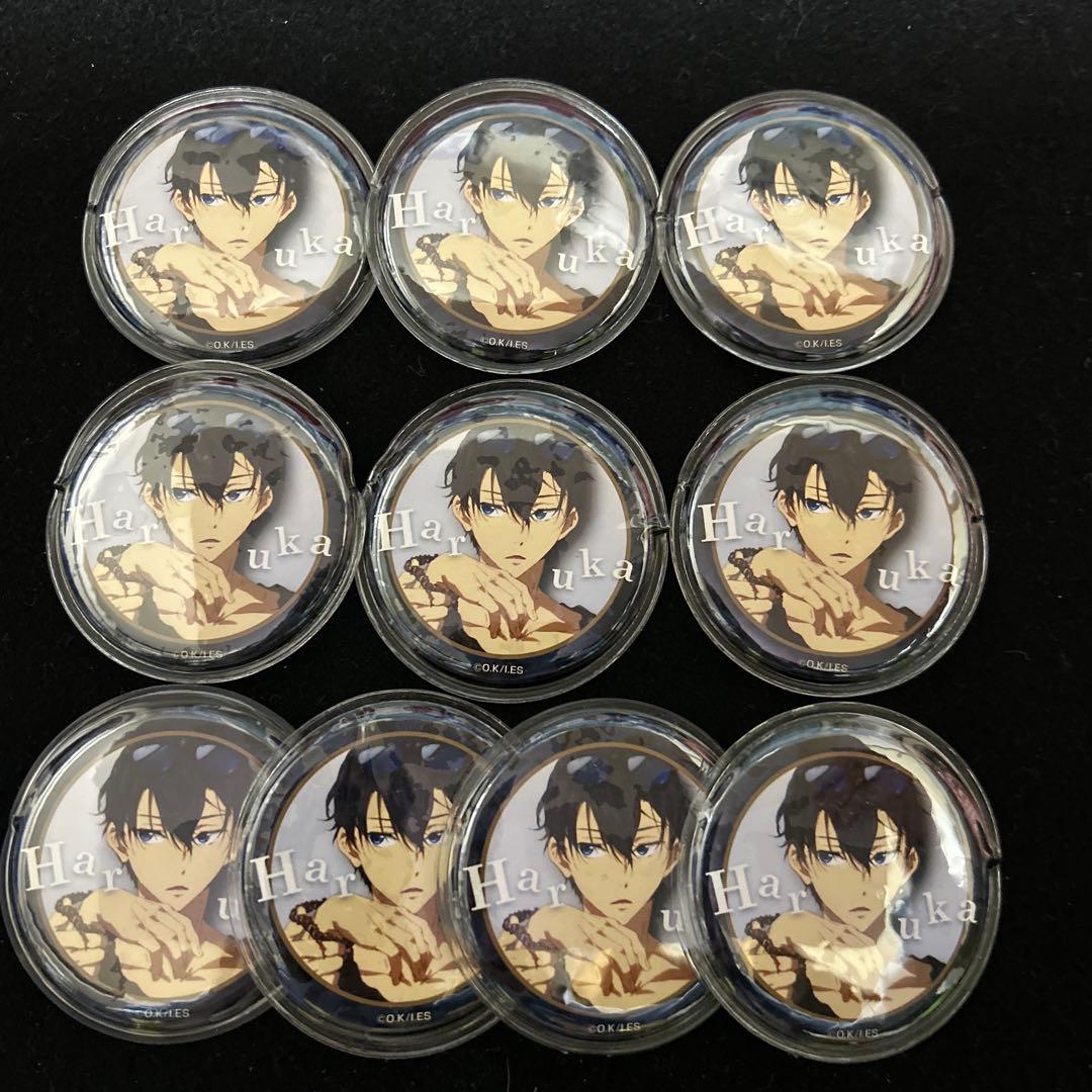 Free! 七瀬遙 ムック 京アニファン感 缶バッジ A柄 10個セット