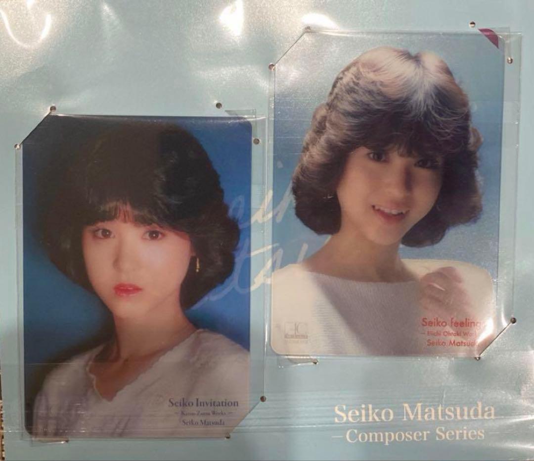 【新品未使用未開封】松田聖子さん CD４枚✖️メガジャケ4枚✖️クリアカード4枚