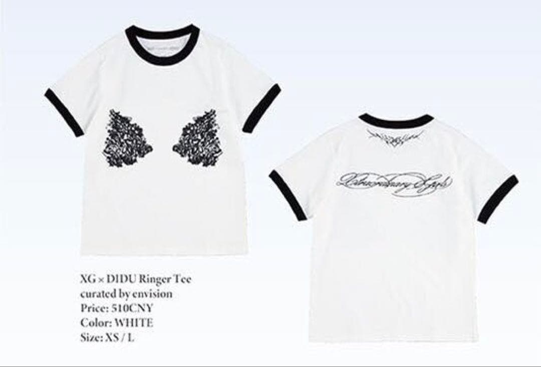 XG × Didu RingerTee WHITE XS