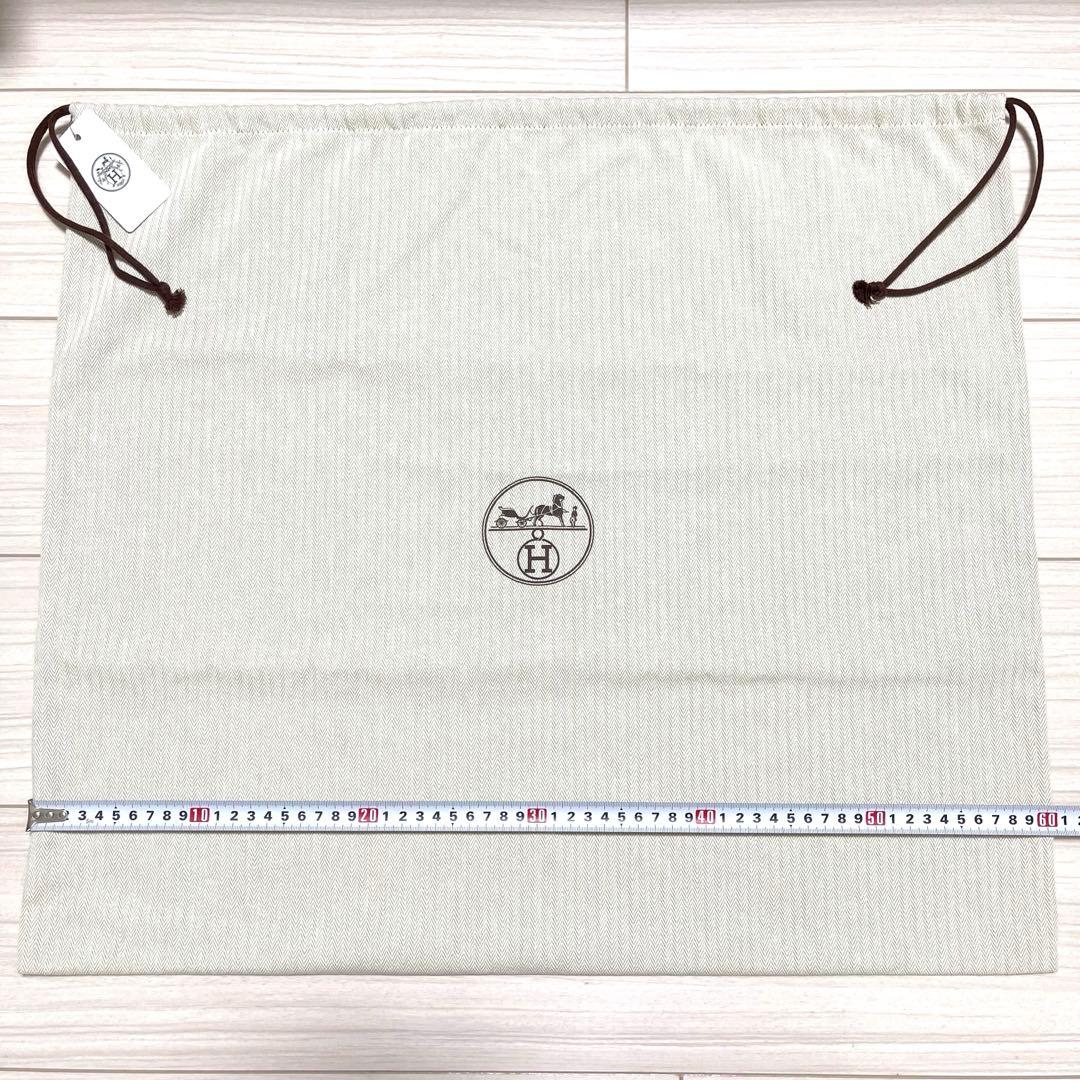 ✨新品未使用✨ エルメス 保存袋 巾着袋 巾着 縦約53cm×横約60cm 特大