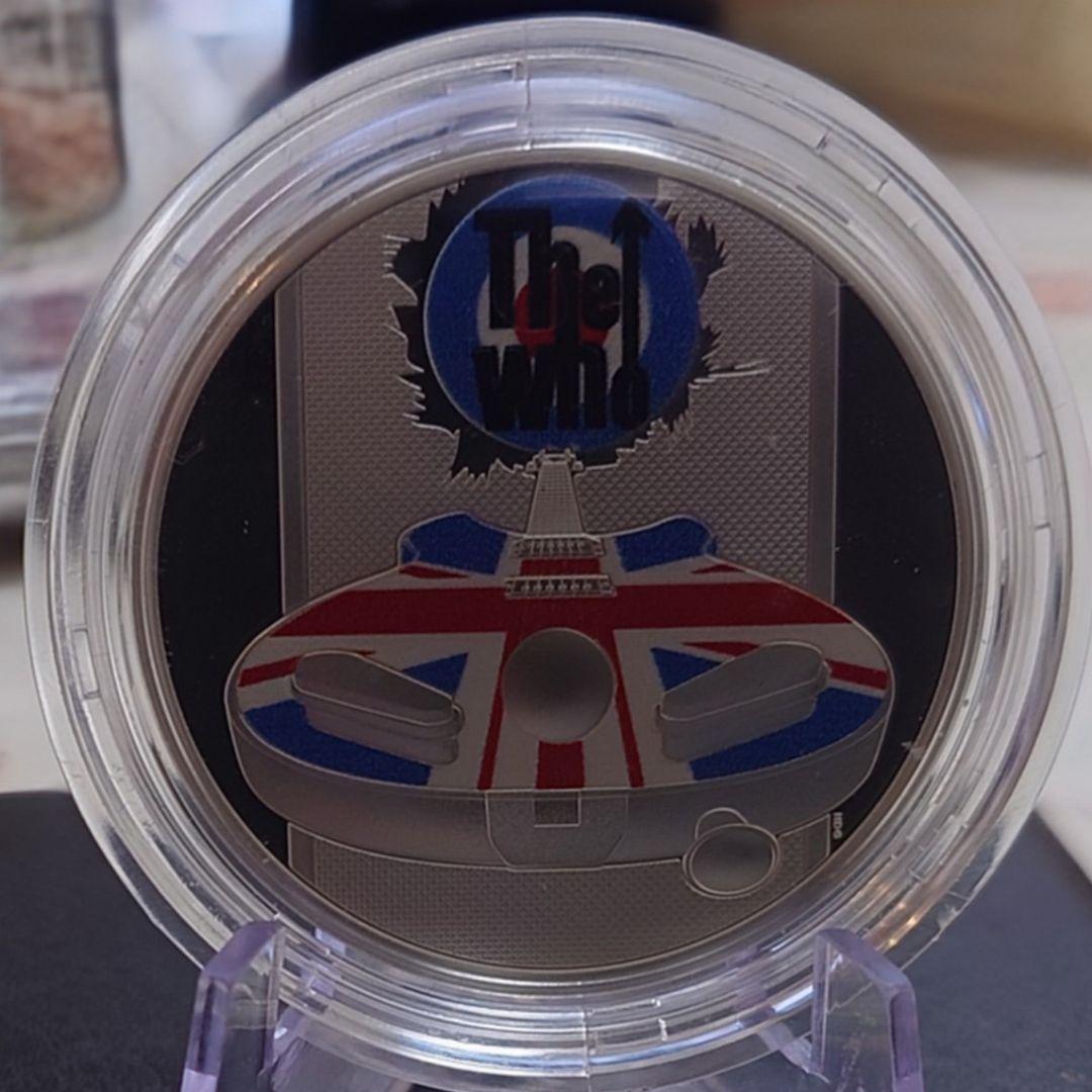 2021年 イギリス銀貨 2ポンド ザ・フー 1オンス銀貨 SV999 純銀