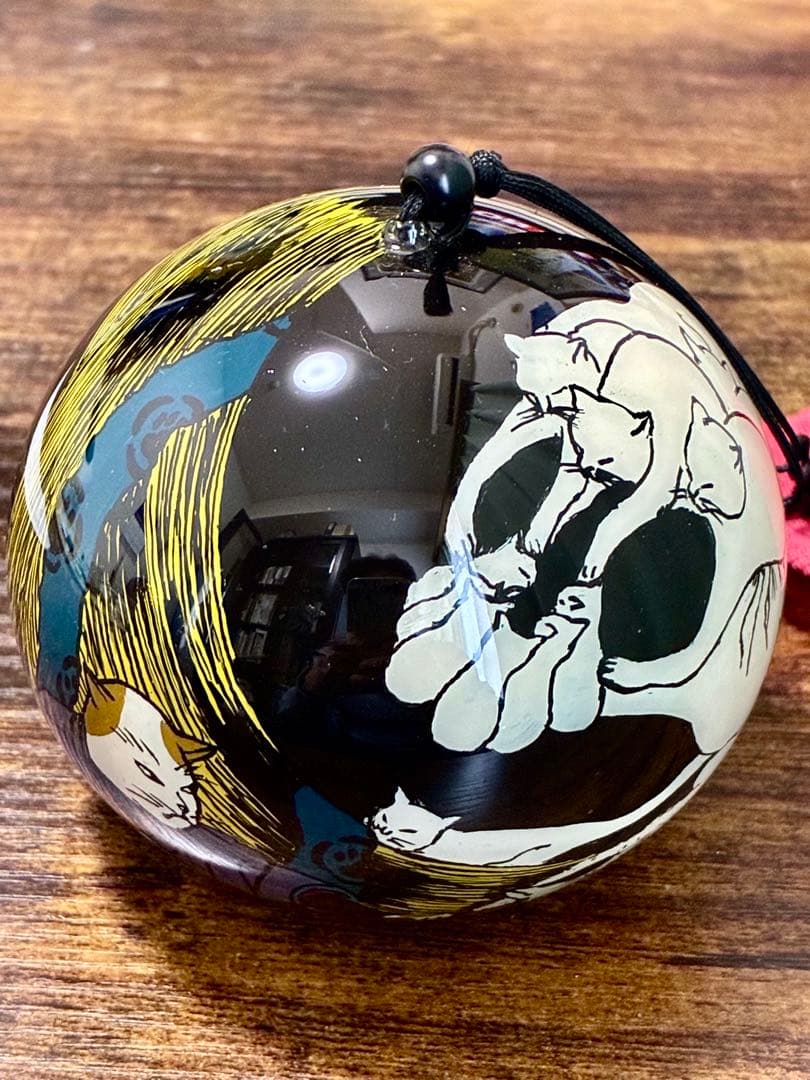 江戸風鈴　猫尽くし「相馬の古内裏」　篠原風鈴本舗