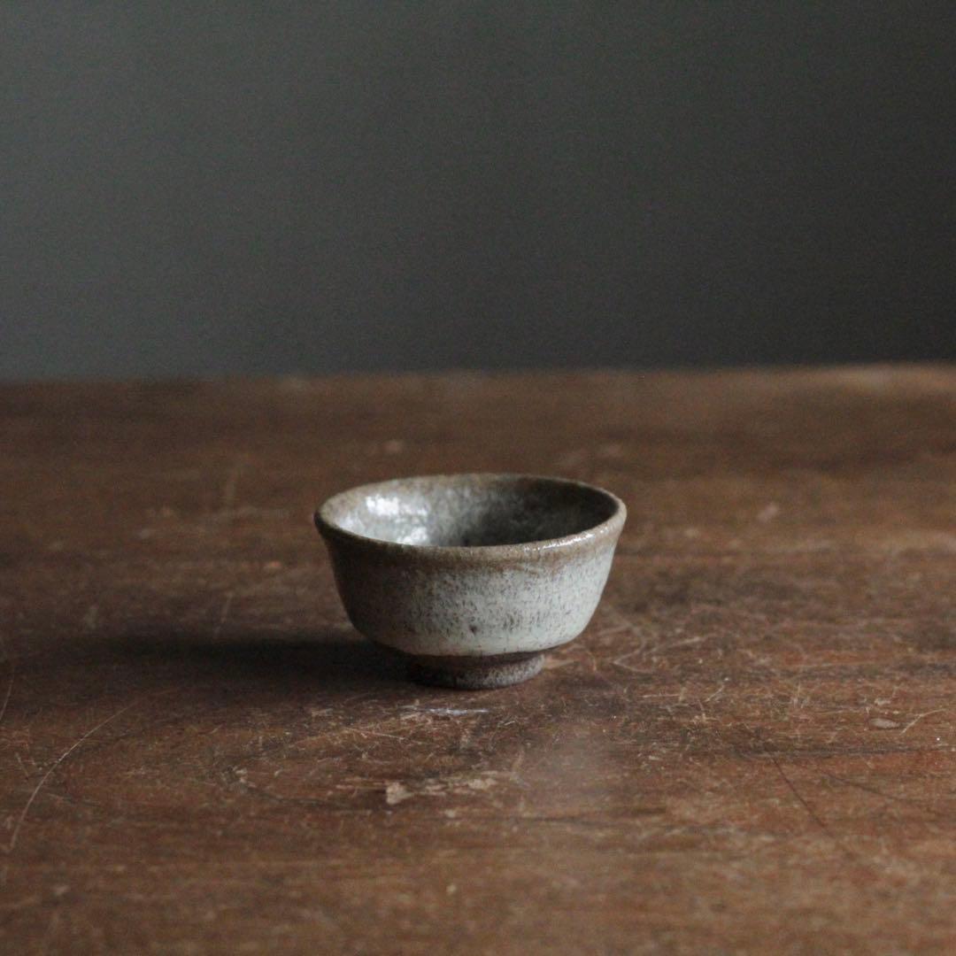美しき 斑釉 盃 ぐい呑み ちょこ 酒器 古道具 アンティーク
