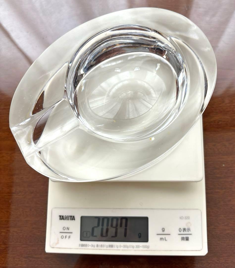 アクセサリー入れに❤️ GCCCI グッチ クリスタル製楕円形アッシュトレイ