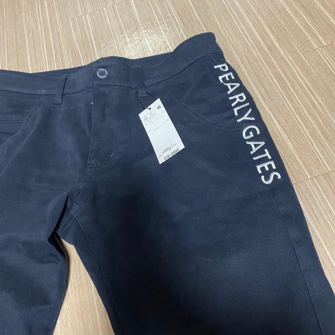 新品タグ付き　パーリーゲイツ　コットンストレッチパンツ　サイズM