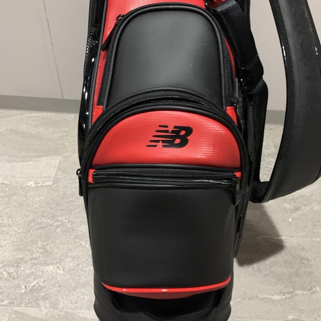ニューバランス マットPU×エンボスPU×エナメル キャディバッグ