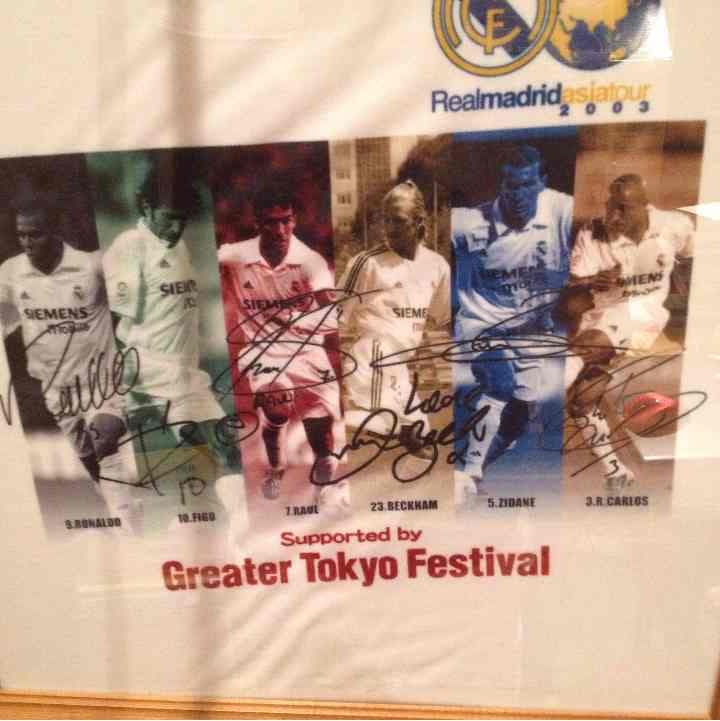 レアル 黄金世代 サイン！ 超レア