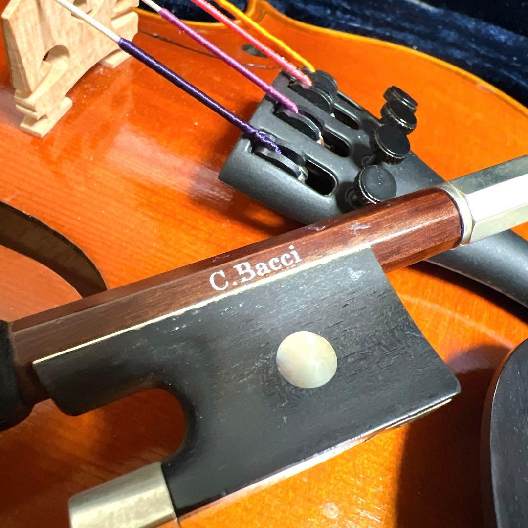 【極美品・美虎杢】Claudio Bacci CBV-100 1/8 バイオリン