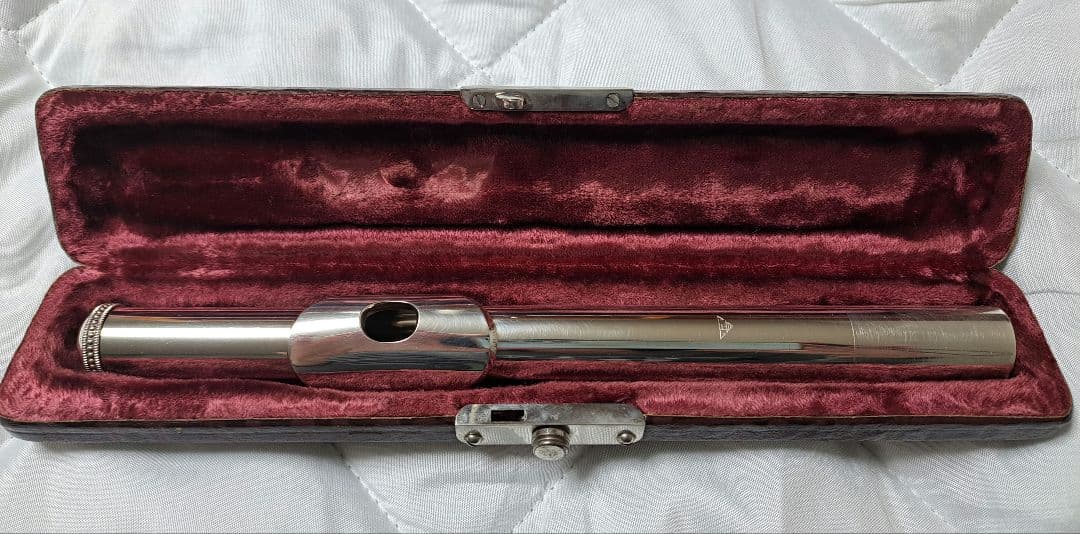 三響フルート 頭部管　NRS-1 (現RT-1)銀製　低音強化タイプ　ケース付