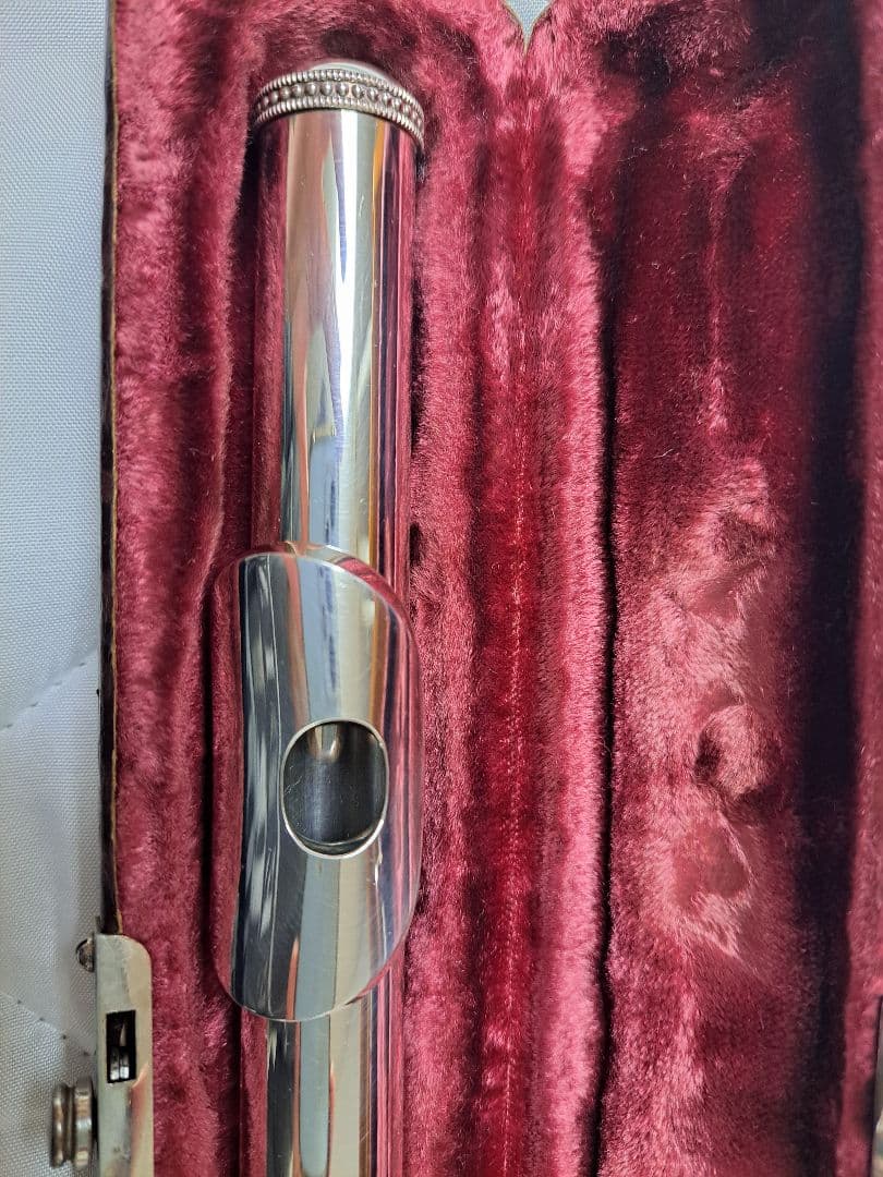 三響フルート 頭部管　NRS-1 (現RT-1)銀製　低音強化タイプ　ケース付