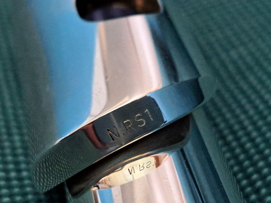 三響フルート 頭部管　NRS-1 (現RT-1)銀製　低音強化タイプ　ケース付