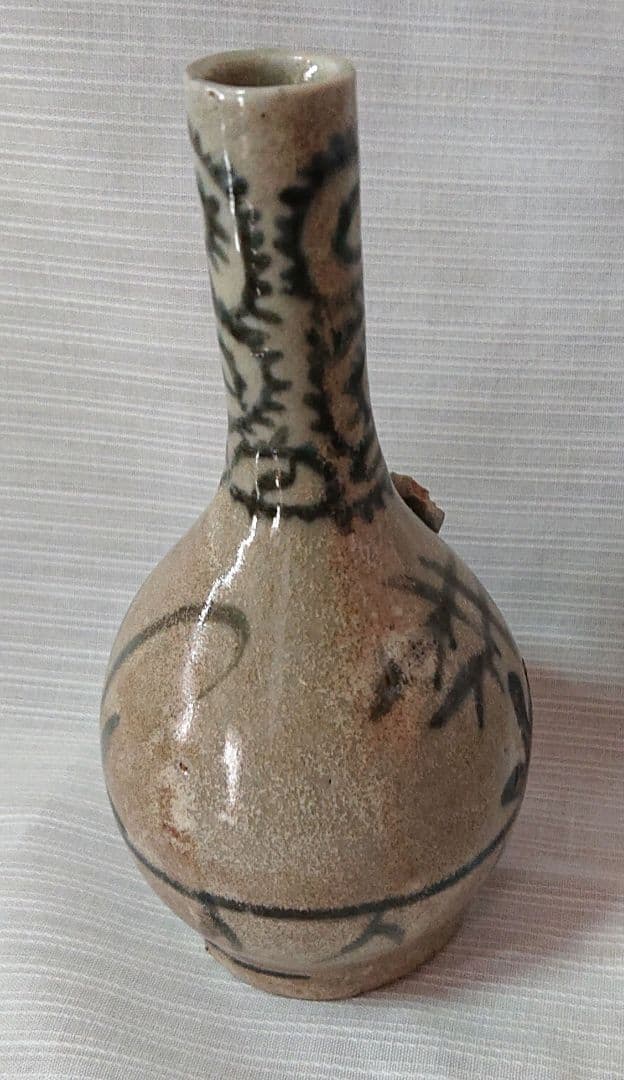 古伊万里染付一輪差し伝統的な手描き花入