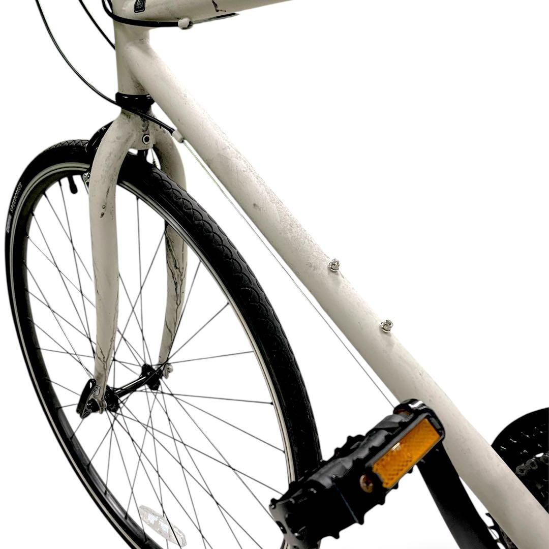 ロードバイク ハンドル改 自転車 スポーツバイク クロスバイク 軽 シマノ21段