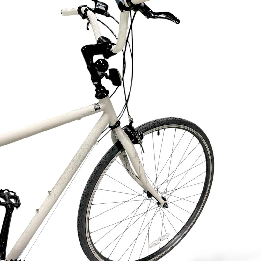 ロードバイク ハンドル改 自転車 スポーツバイク クロスバイク 軽 シマノ21段