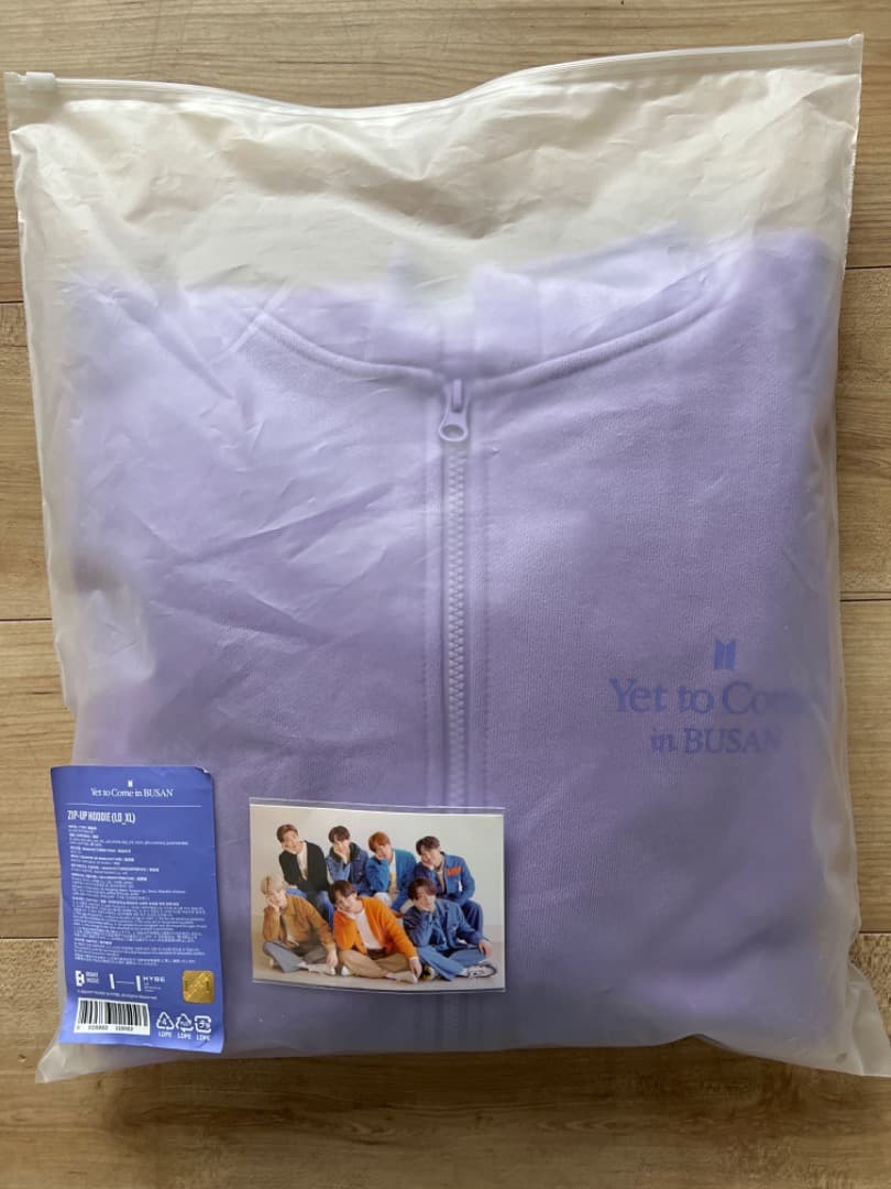 BTS ZIP-UP HOODIE （LD_XL）新品未使用　パーカー