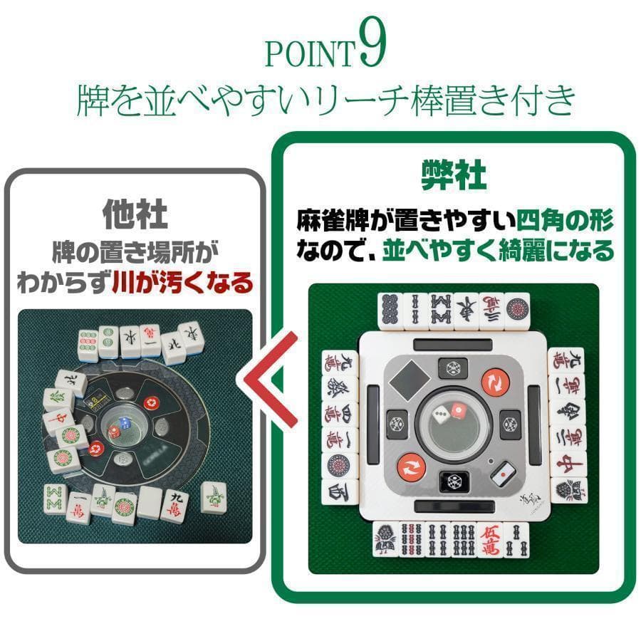 R2128全自動麻雀卓 家庭用 折りたたみ麻雀卓全自動卓33mm マットブラック