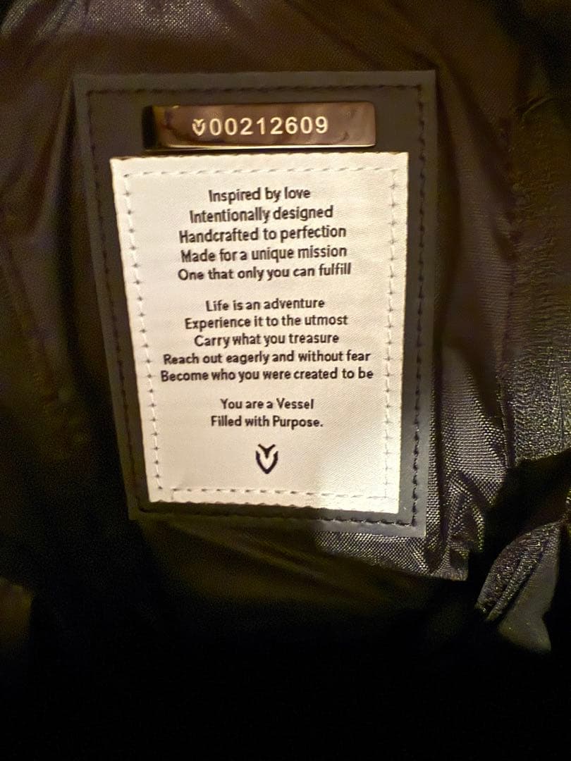 Vessel ネイビー キャディバッグ スタンド付き