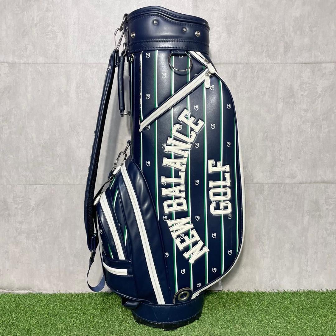 【希少】ニューバランス キャディバッグ ゴルフバッグ ストライプ 入手困難 レア