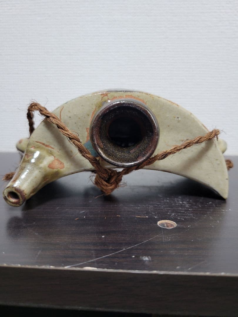 宮城智　壺屋焼魚図宝瓶　最大横幅約15cm