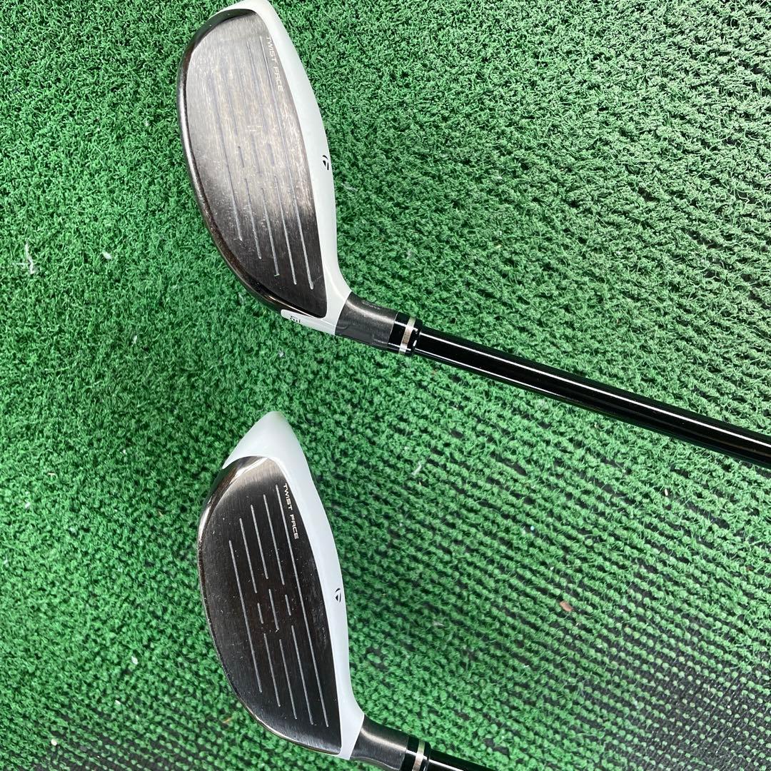 テーラーメイド　シムグローレ フェアウェイウッド2本セット 目立った傷や汚れなし