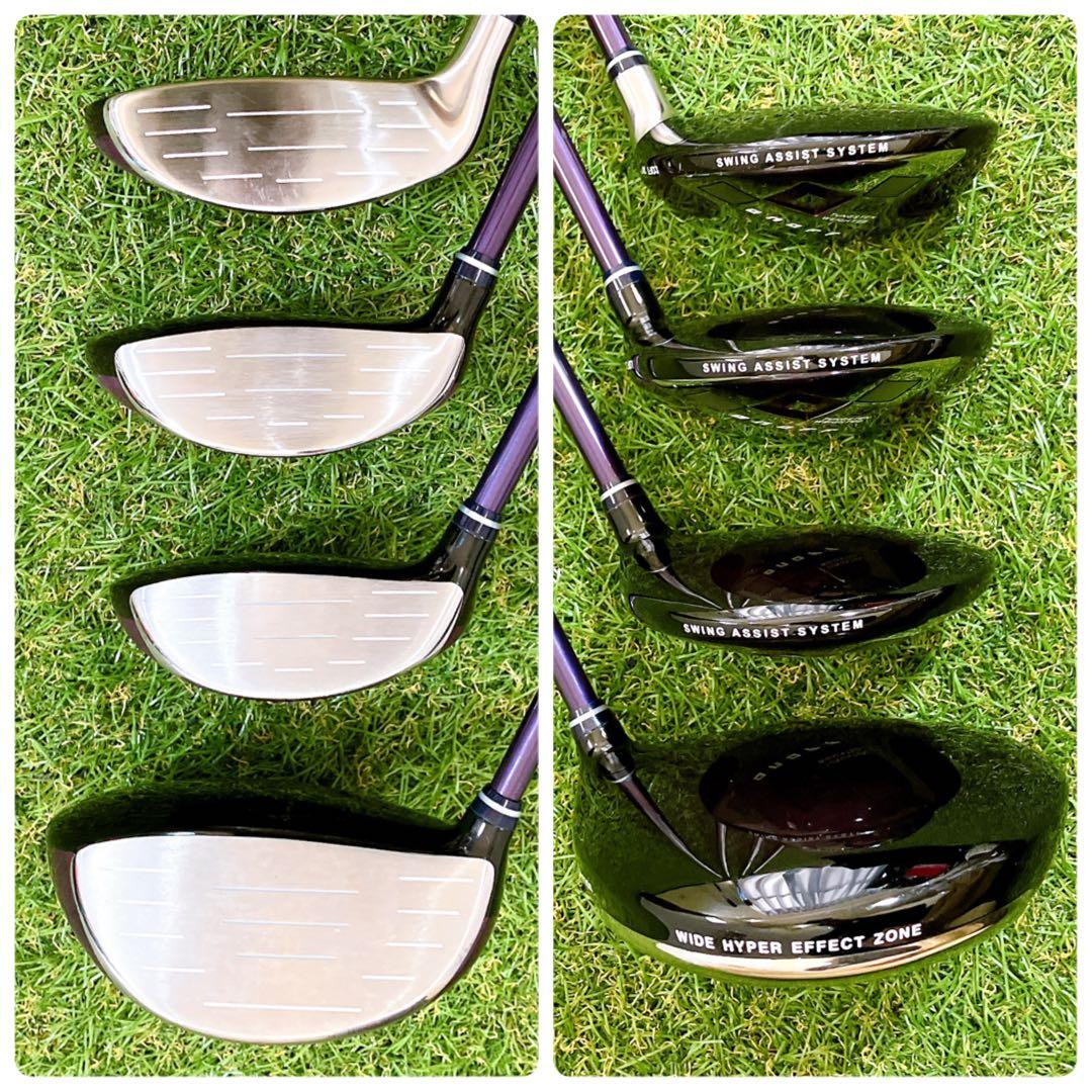 良品 ONOFF LP-414 オノフ レディースゴルフセット 初心者 右 L