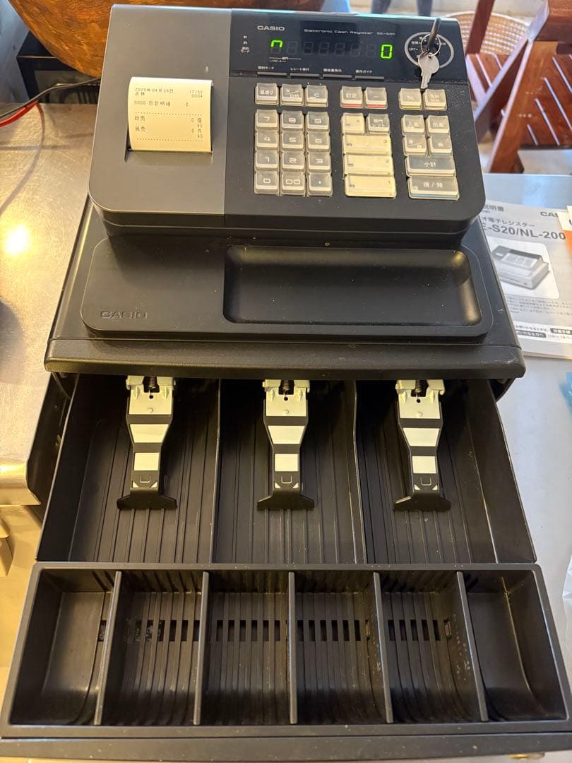 【美品】CASIO SE-S20 レジスター　7/23まで値下げ