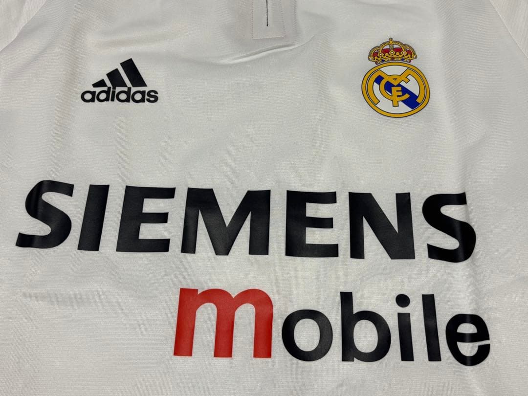レアルマドリード　ジダン　オーセンティック　ユニフォーム　タグ付　未使用