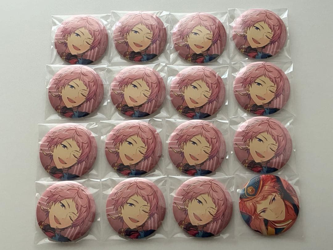 あんスタ　オルタード　缶バッジ　朔間零　逆先夏目　斎宮宗　日々樹渉　深海奏汰