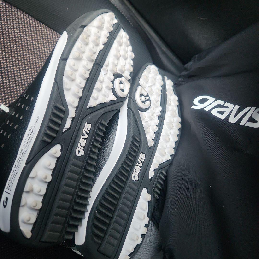 gravis golf ゴルフシューズ ブラック