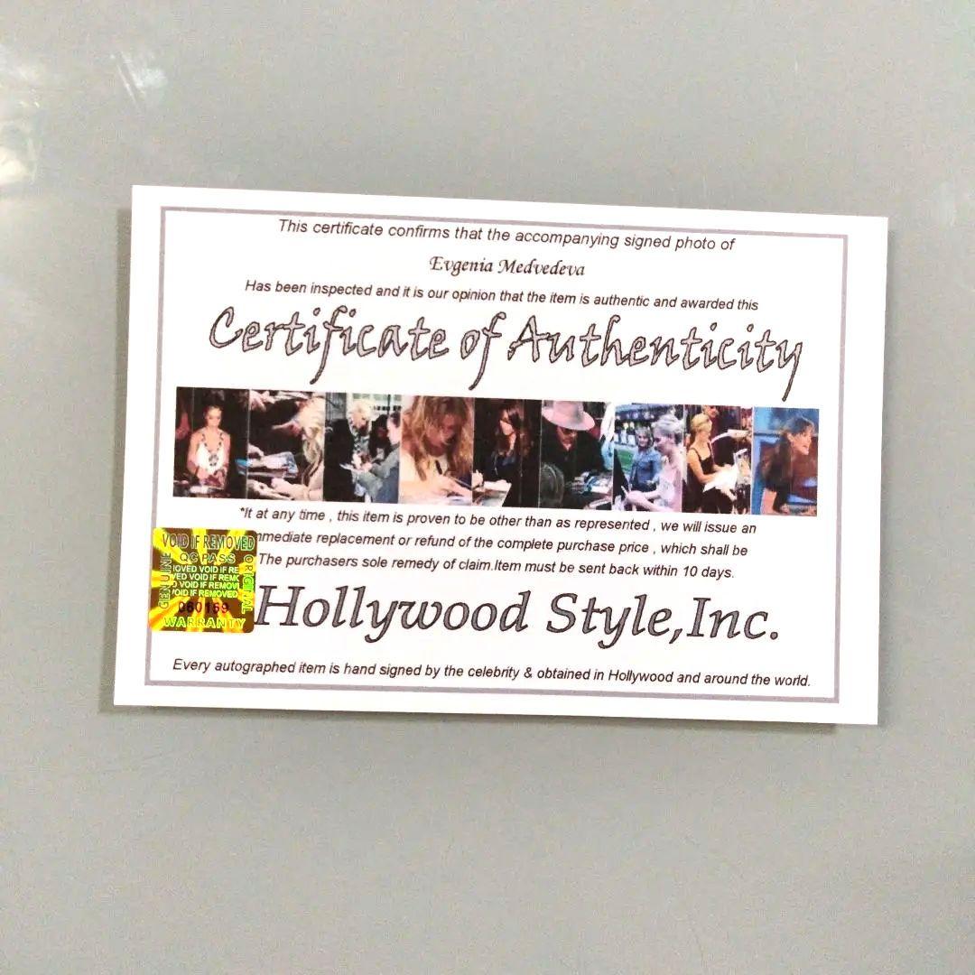 メドベージェワ直筆サイン入り2Lサイズ写真…Evgenia Medvedeva…