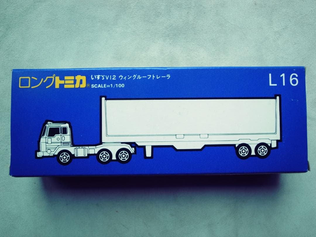 d*☆様 TOMY ロングトミカ L16 いすゞV12ウィングルーフトレーラー