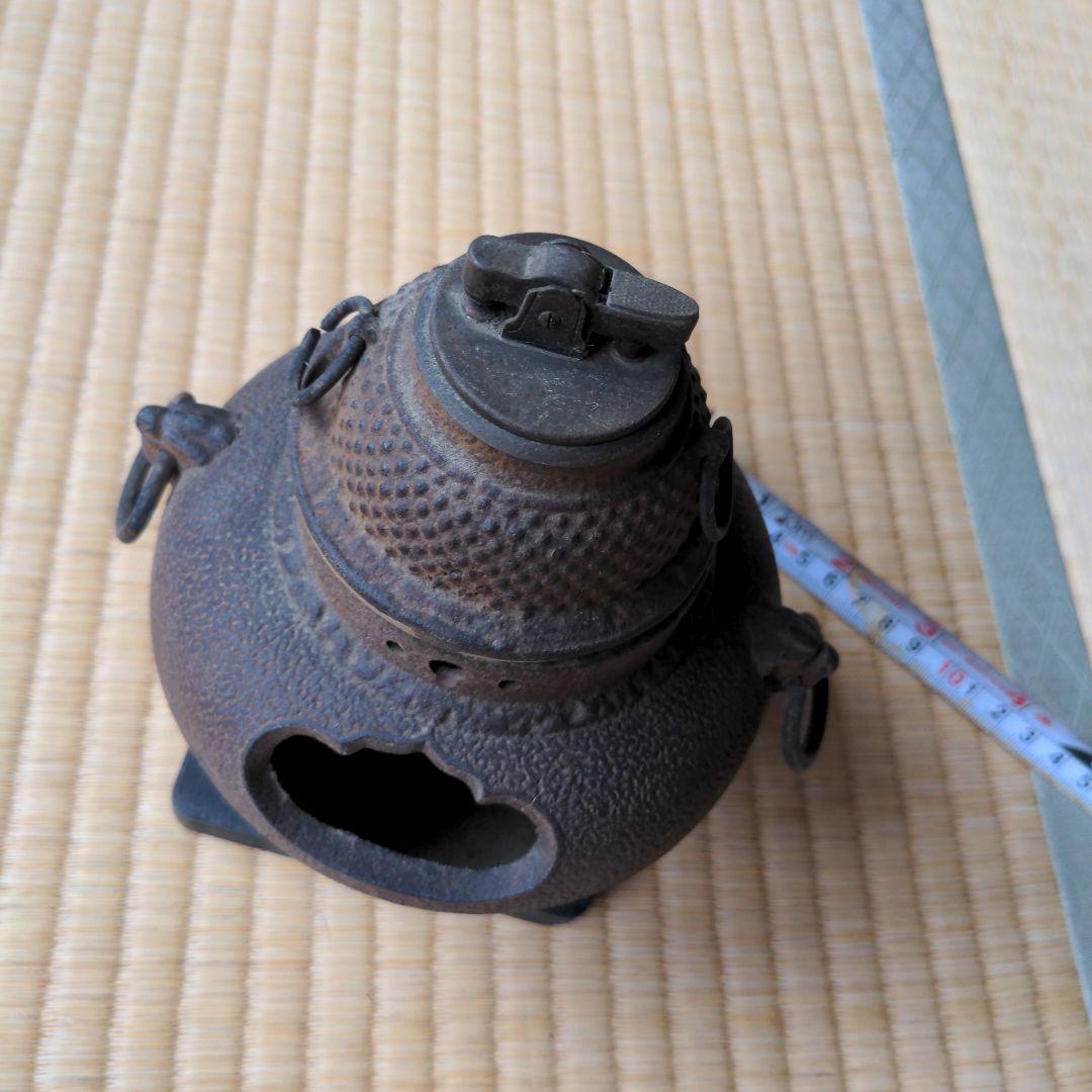 昭和レトロな茶釜のオイルライターです(⁠。⁠•̀⁠ᴗ⁠-⁠)⁠✧