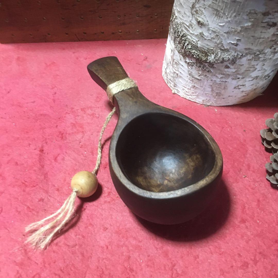 ククサ　白樺　柿渋コート　BR   S2   ／3