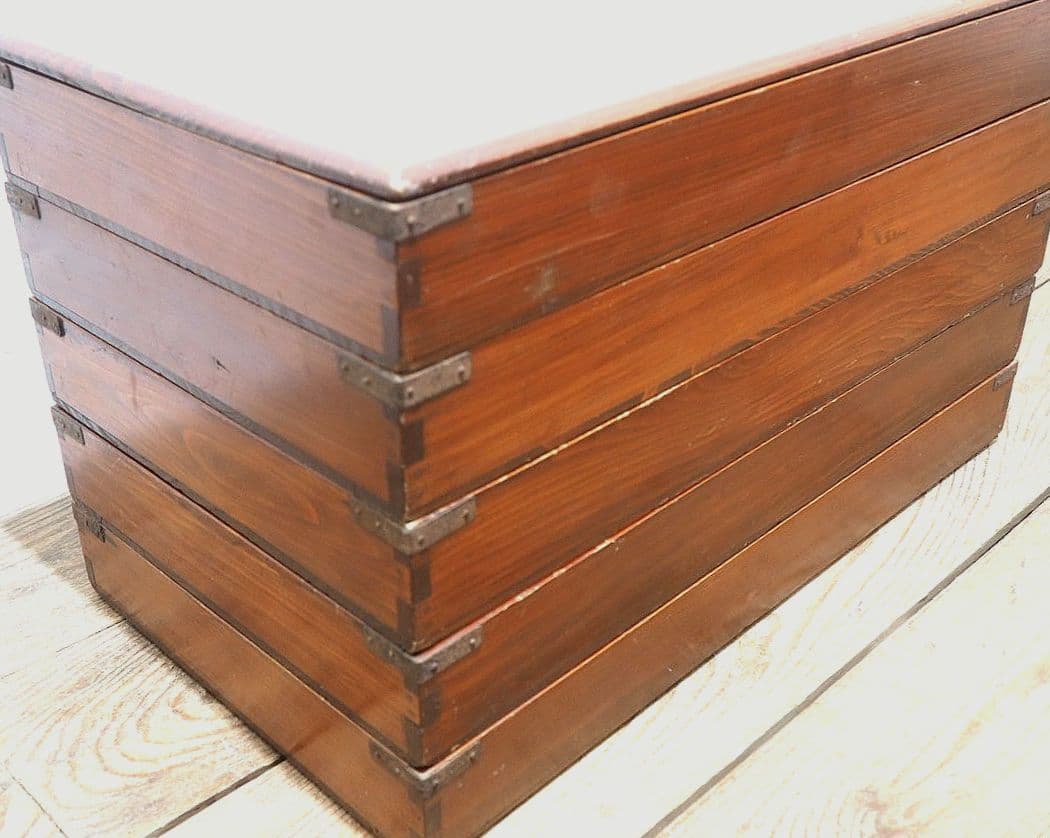 1357 5個セット　レトロな木箱　収納ケース　古家具　古道具　アンティーク