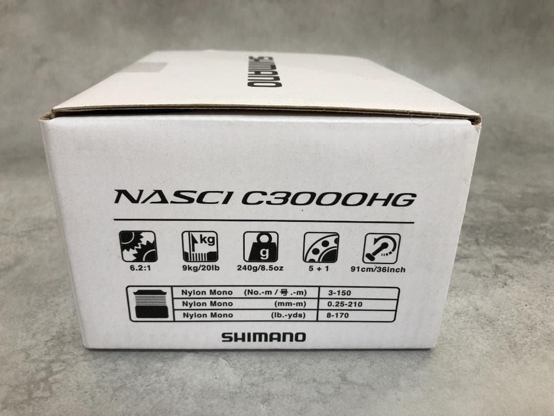 SHIMANO シマノ 21 ナスキー NASCI C3000HG