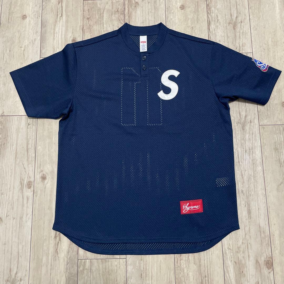 【24fw】Supreme S Logo Baseball Henley