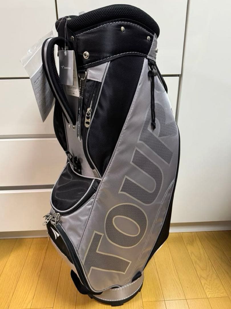 TOUR STAGE キャディバッグ グレー/ブラック　ブリヂストン