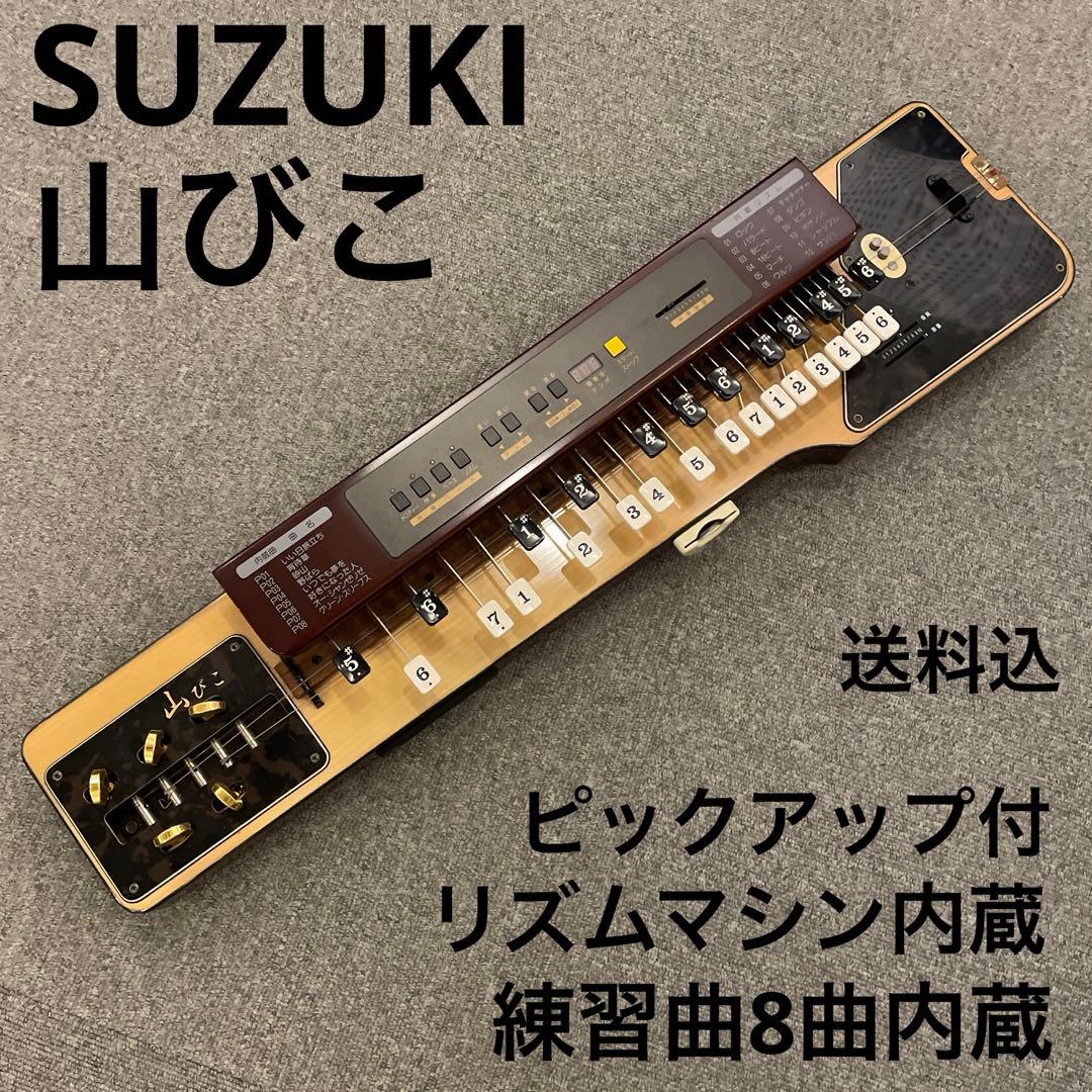 SUZUKI 電気大正琴 山びこ TES-150 リズムマシン/練習曲8曲内蔵