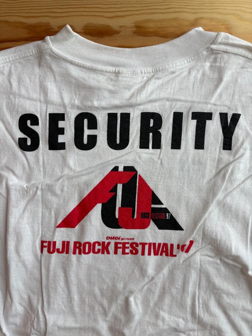 ミュージシャン Fuji Rock Festival 1997 Security Tee L